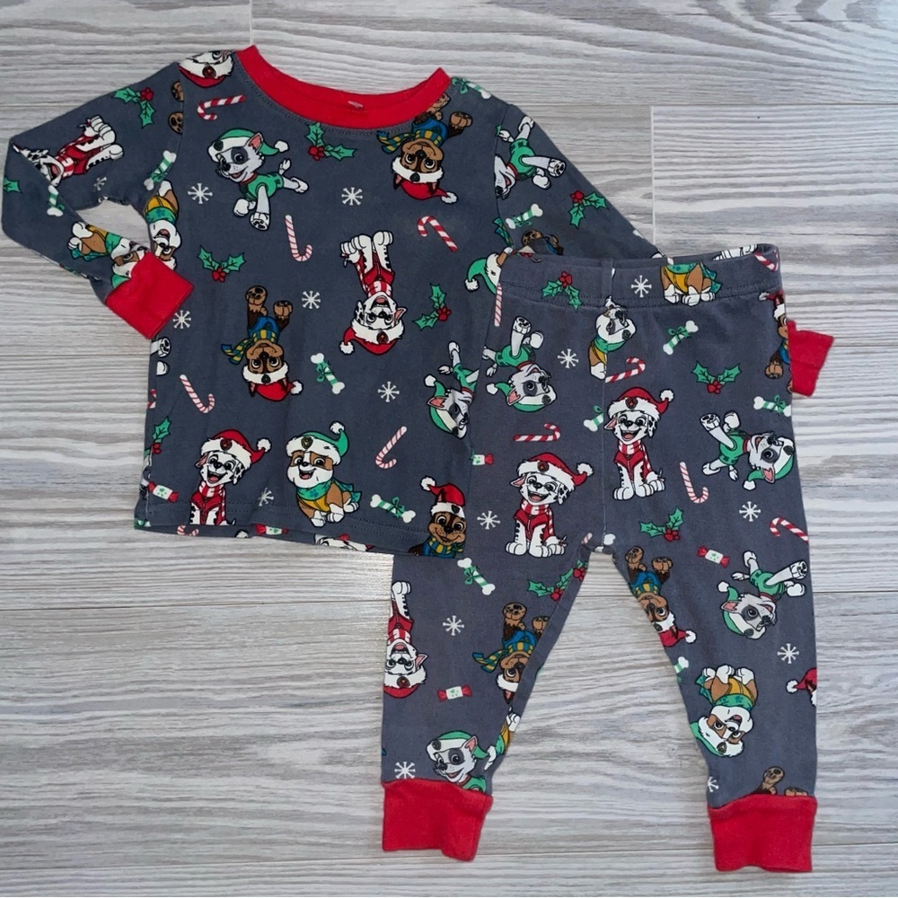 Nickelodeon Paw Patrol Christmas Pajamas 18M Toddler Set
